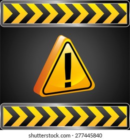 caution signals design, vector illustration eps10 graphic 