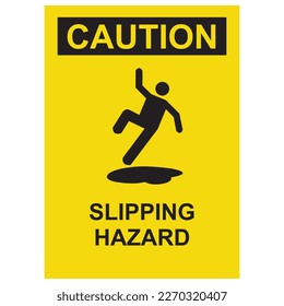 caution slipping hazard maximum capacity people