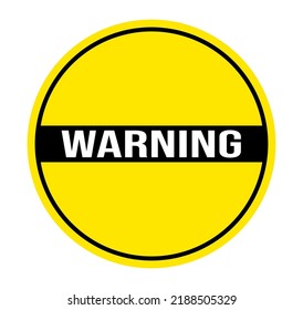 caution stickers and labels frame with custom text. Vector illustration