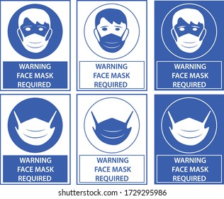 Caution Symbol Masks Equipment individual protection