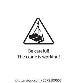 Caution! The tap is working. The inscription is in English