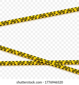 Caution, tape, do not cross, police, barrier. Police hazard warning vector yellow barrier.
