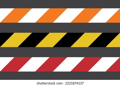 Caution Tape Icon. Danger Line Symbol. Vector Isolated Sign.