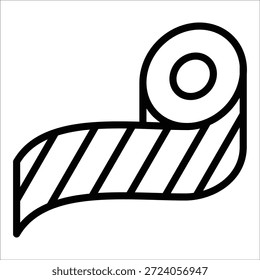Vorsichtsband-Symbolelement für Design