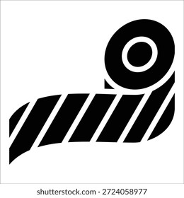 Vorsichtsband-Symbolelement für Design