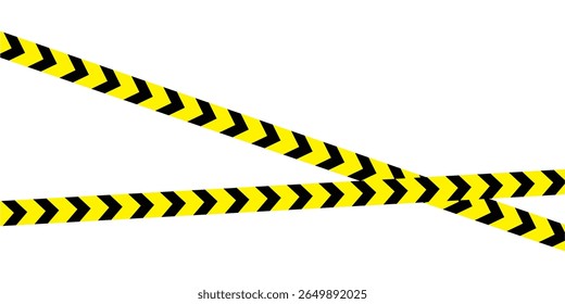Caution Tape Set, Yellow and Black Stripes, Warning Labels, Danger Signs, Safety Barriers, Construction Zone Graphics, under construction design in eps 10.