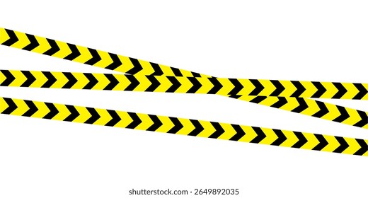 Caution Tape Set, Yellow and Black Stripes, Warning Labels, Danger Signs, Safety Barriers, Construction Zone Graphics, under construction design in eps 10.