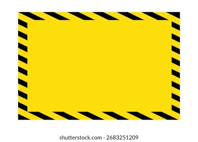 Caution Tape Warning Design with Yellow Black Stripes for Safety, Construction, and Hazard Zones