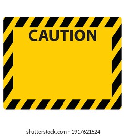 Caution, under construction background and sign