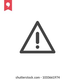 Caution vector icon