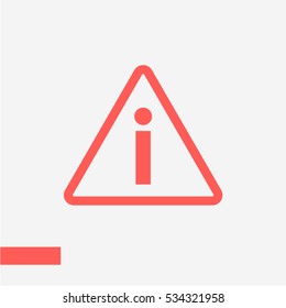caution vector icon