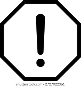Caution Warning Dangerous alarm set, danger sign collection, attention vector icon, yellow, red and black fatal error message element, triangular, square, round, diamond and octagonal hazard signs exclamation mark of warning symbol
