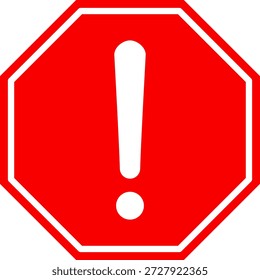 Caution Warning Dangerous alarm set, danger sign collection, attention vector icon, yellow, red and black fatal error message element, triangular, square, round, diamond and octagonal hazard signs exclamation mark of warning symbol