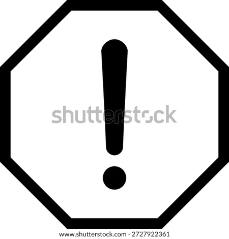Caution Warning Dangerous alarm set, danger sign collection, attention vector icon, yellow, red and black fatal error message element, triangular, square, round, diamond and octagonal hazard signs exclamation mark of warning symbol