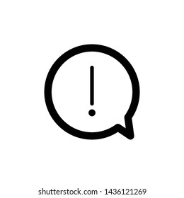 Caution, warning, exclamation mark Icon