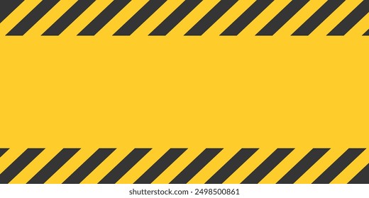 Caution, warning icon in flat style. Stop vector illustration on isolated background. Do not enter sign business concept.