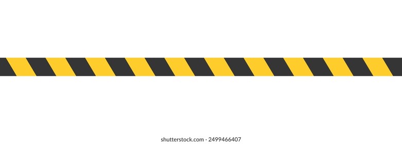 Caution, warning icon in flat style. Stop vector illustration on isolated background. Do not enter sign business concept.