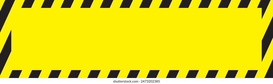 Caution warning line icon vector. caution yellow danger tape warning line. Vector illustration.