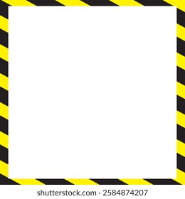 Caution warning line icon vector. caution yellow danger tape warning line. Vector illustration.