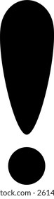 Caution Warning Sign Black Color Illustration