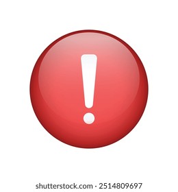 Caution warning sign. Exclamation danger sign. Vector