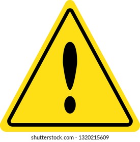 caution warning sign sticker.
