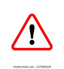 Caution Warning Sign Sticker. Editable vector stroke 64x64 Pixel