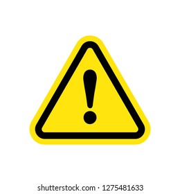 Caution Warning Sign Sticker. Editable vector stroke 64x64 Pixel