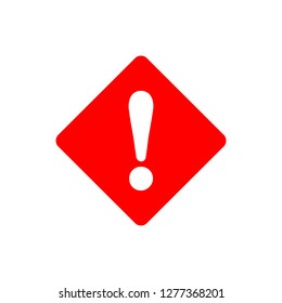 Caution Warning Sign Sticker. Editable vector stroke 64x64 Pixel.
