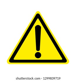 Caution Warning Sign Sticker. Editable vector stroke 64x64 Pixel