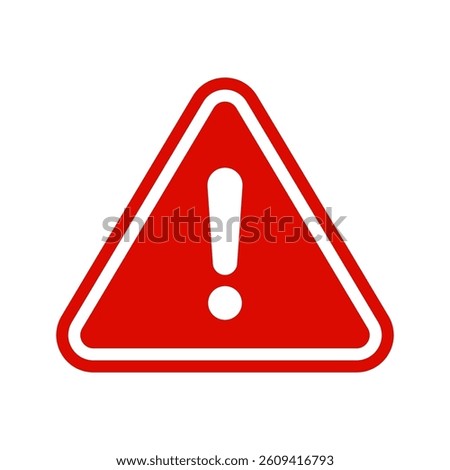 Caution warning signs set. Exclamation marks.