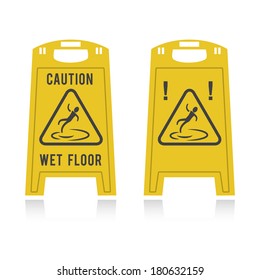 Caution wet floor 