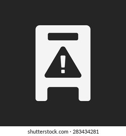 caution wet floor icon
