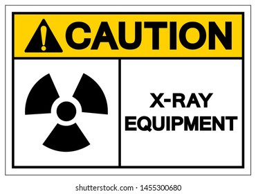 Caution Xray Radiation Symbol Sign Vector Stock Vector (Royalty Free ...