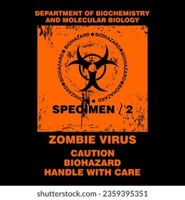 Caution, Zombie Virus, Handle with care