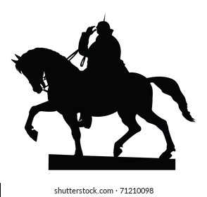 Cavalier statue