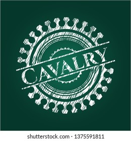 Cavalry chalkboard emblem