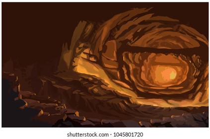 Cave Background Illustration Images Stock Photos Vectors Shutterstock