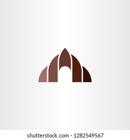 cave icon logo symbol design vector clipart