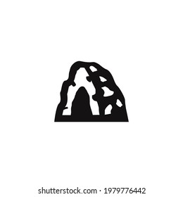 Cave icon on a white background
