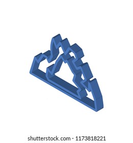 Cave isometric left top view 3D icon