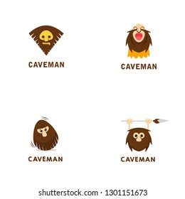 Cave Man Logo Design