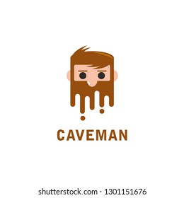 Cave Man Logo Design