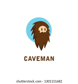 Cave Man Logo Design