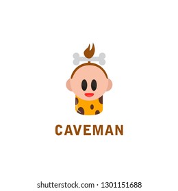 Cave Man Logo Design
