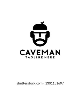 Cave Man Logo Design