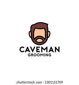 Cave Man Logo Design