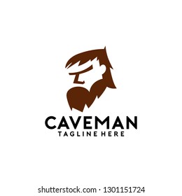 Cave Man Logo Design