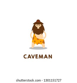 Cave Man Logo Design