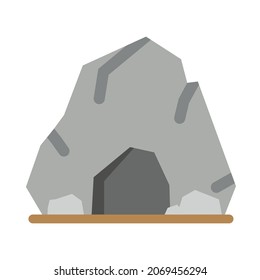 Cave vector illustration in cartoon style. Flat design for mobile app and web sites. 